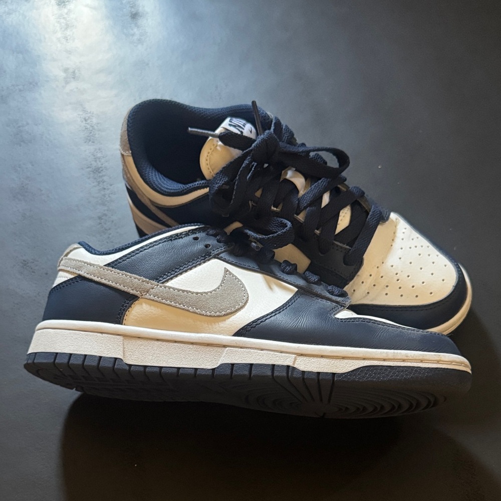 Nike Navy Blue Low Tops